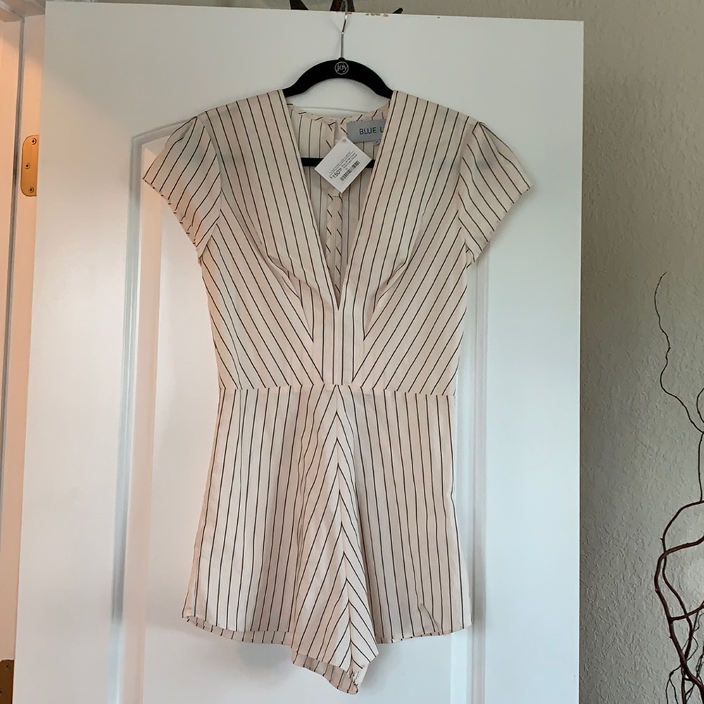 Amazing Blue Life Romper! XS NWT!